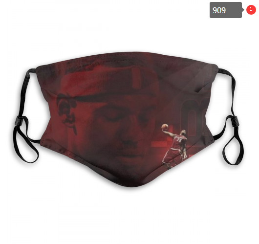 NBA Cleveland Cavaliers #9 Dust mask with filter->nba dust mask->Sports Accessory